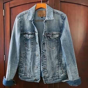 AE Acid Wash Denim Trucker jacket